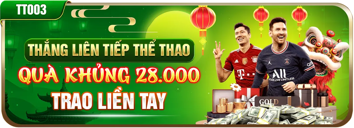 Thưởng Chào Mừng SV368